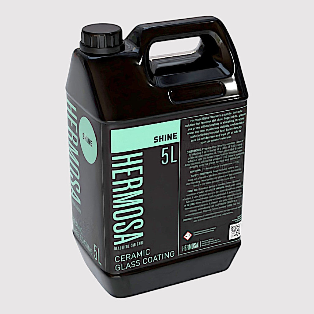 Ceramic Glass Cleaner & Coating – 5L Pro Pack | Hermosa