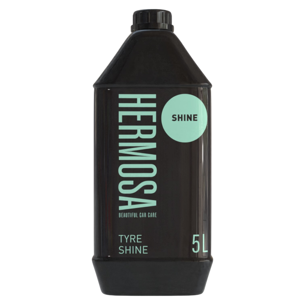 Satin Black Tyre Shine – 5L Long-Lasting | Hermosa